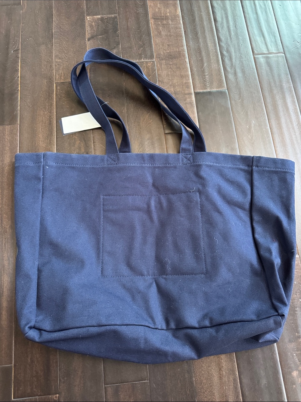 Polo by Ralph Lauren Navy Canvas Tote with Script Logo - Picture 2 of 7